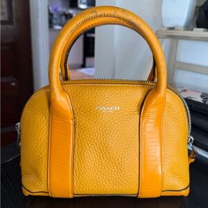 Coach Orange Leather Women's Bag